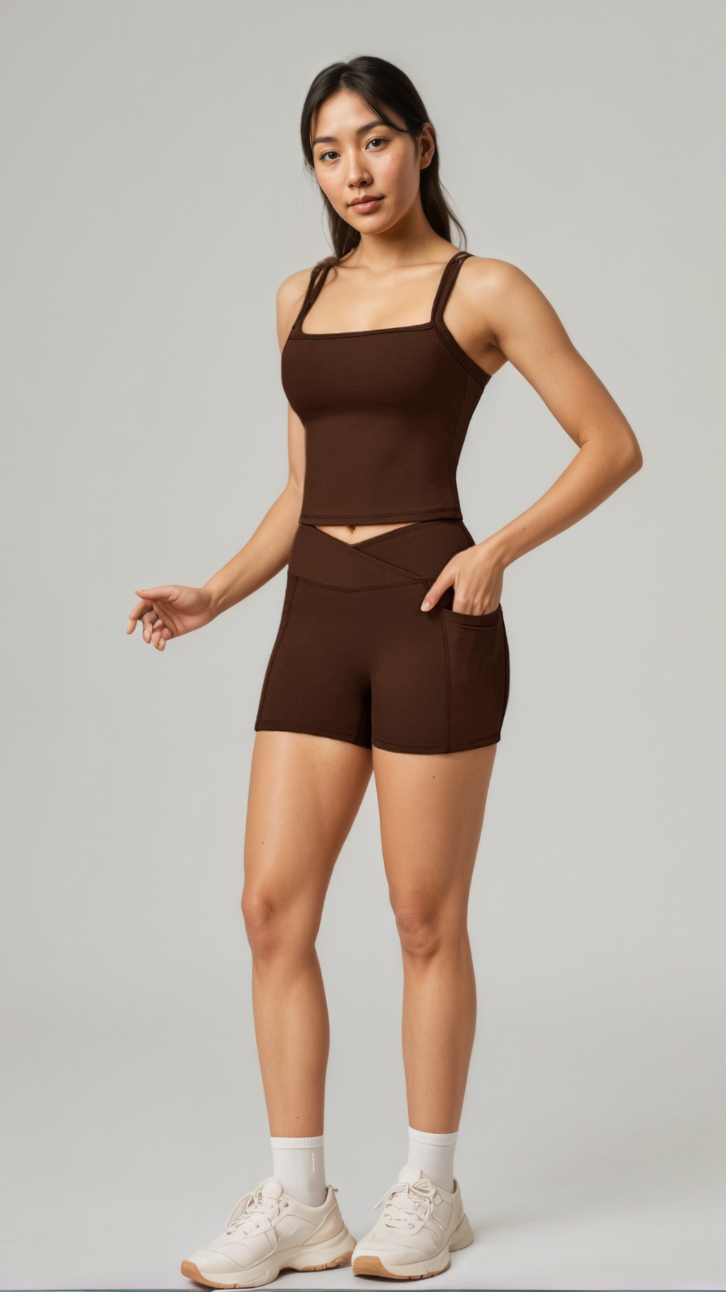 SculptCross Padded Strap Top