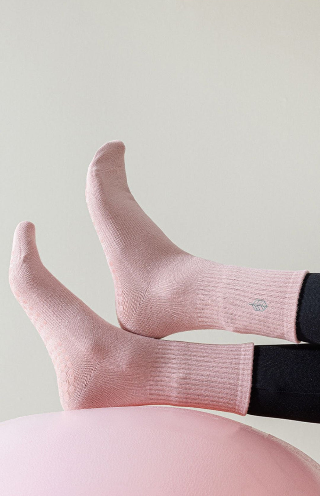 SteadyStep Anti-Slip Crew Socks