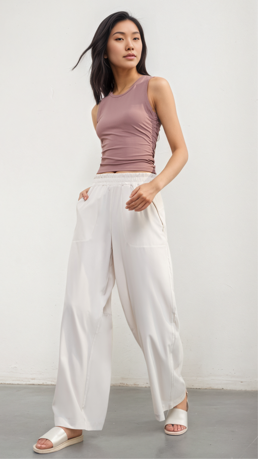 Ribelle Side-Ruched Tank