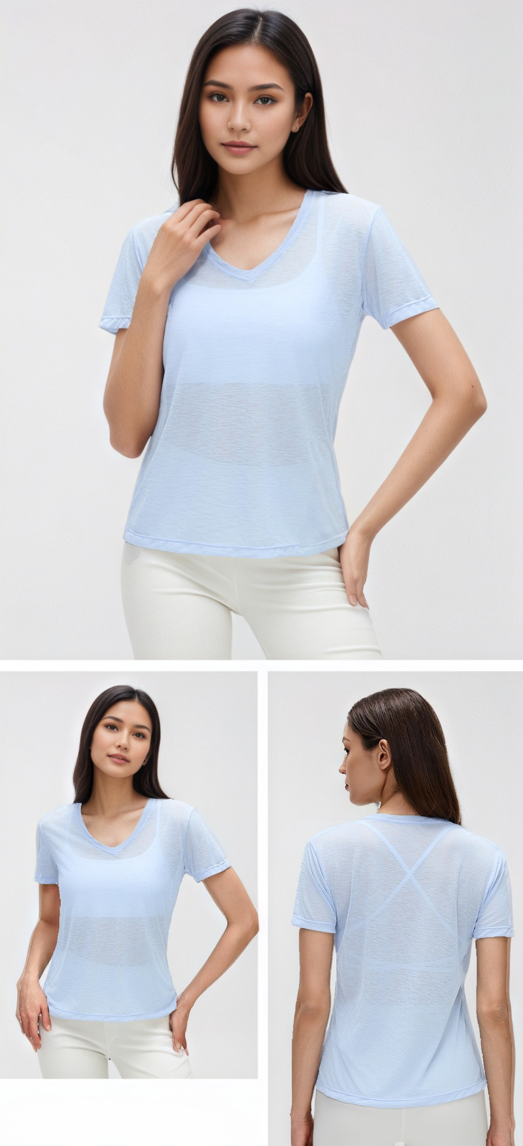 Lunaris Flow V Neck Tee