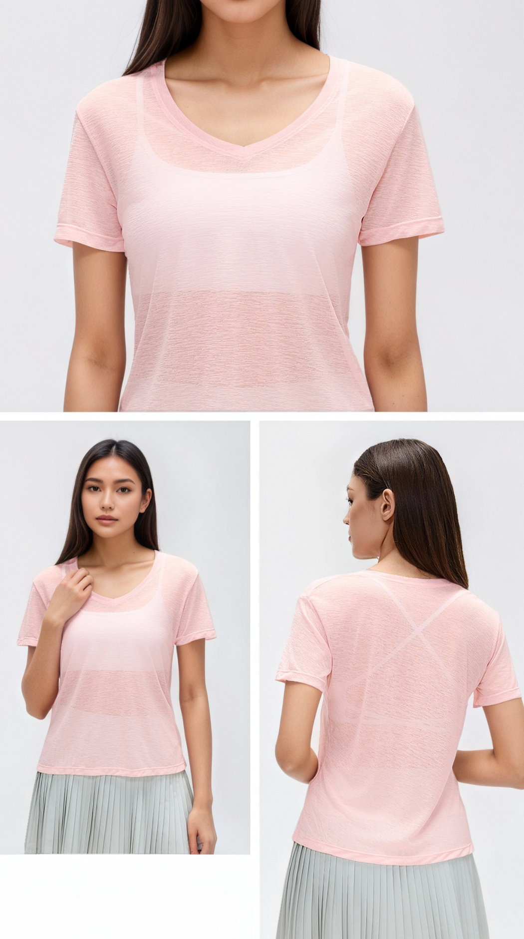 Lunaris Flow V Neck Tee
