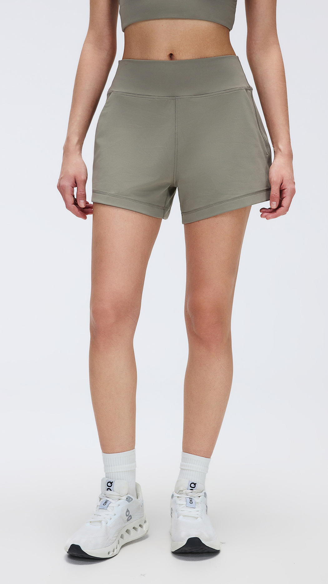 LUNARA High-Waist Shorts