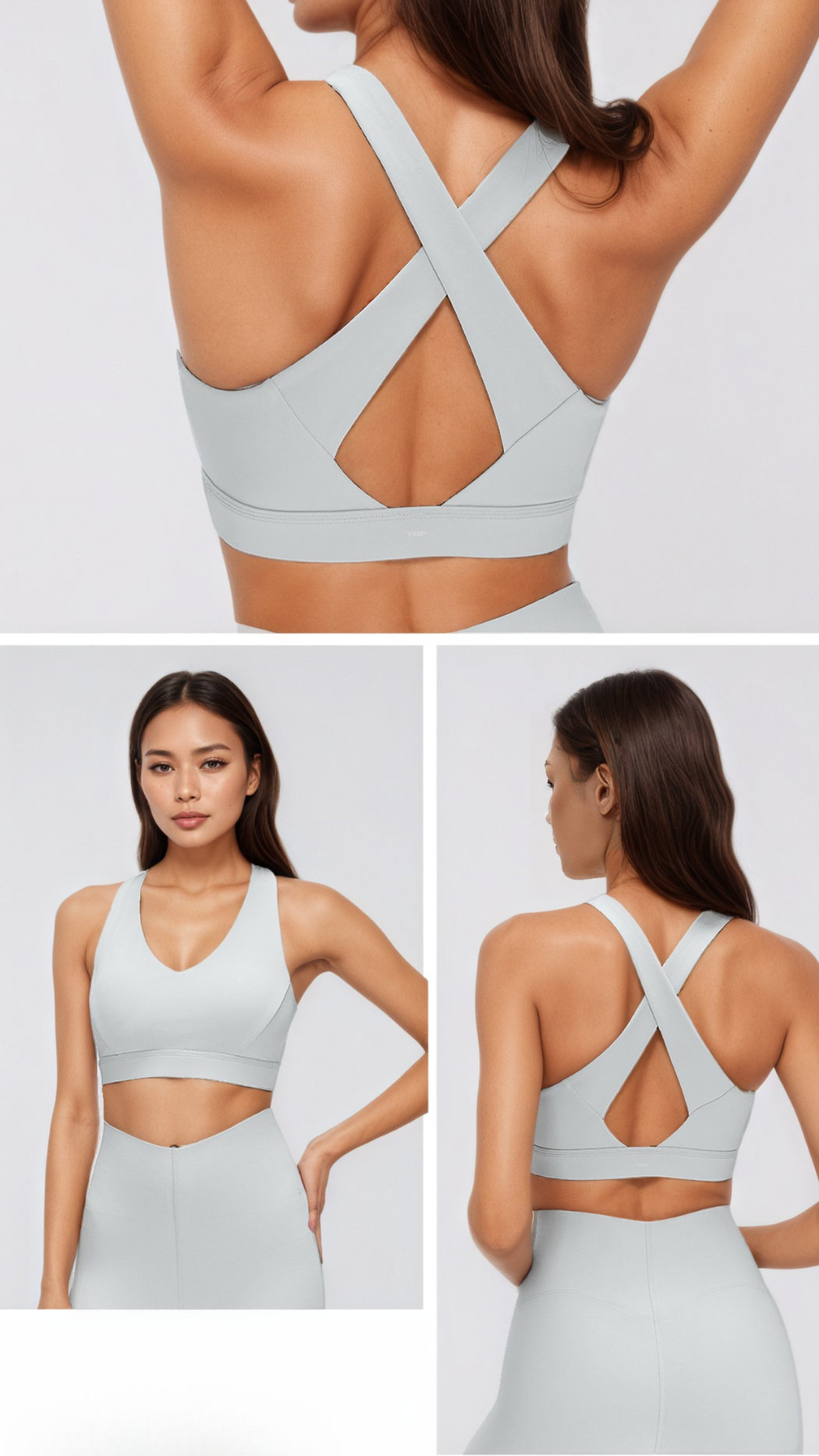 AireLuxe Sculpt Cross-Back Sports Bra