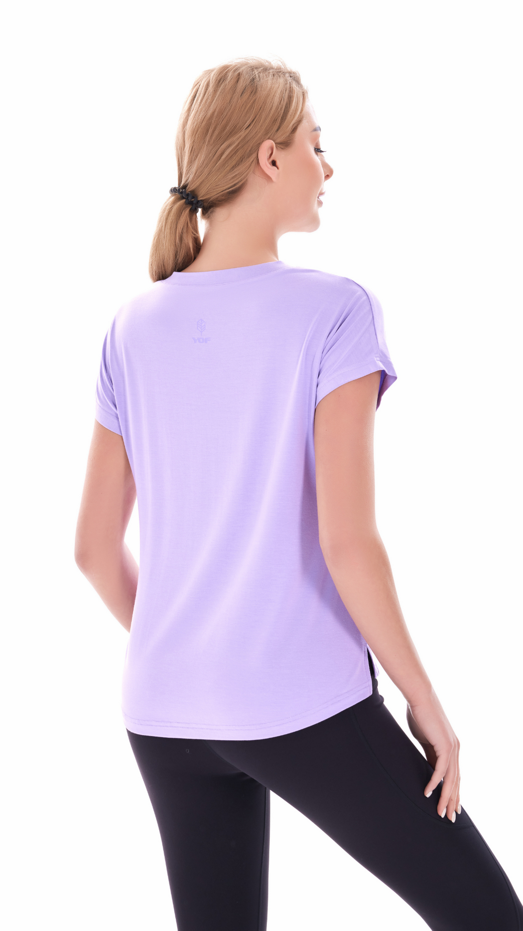 Lilac Breeze Bamboo V-Neck Tee