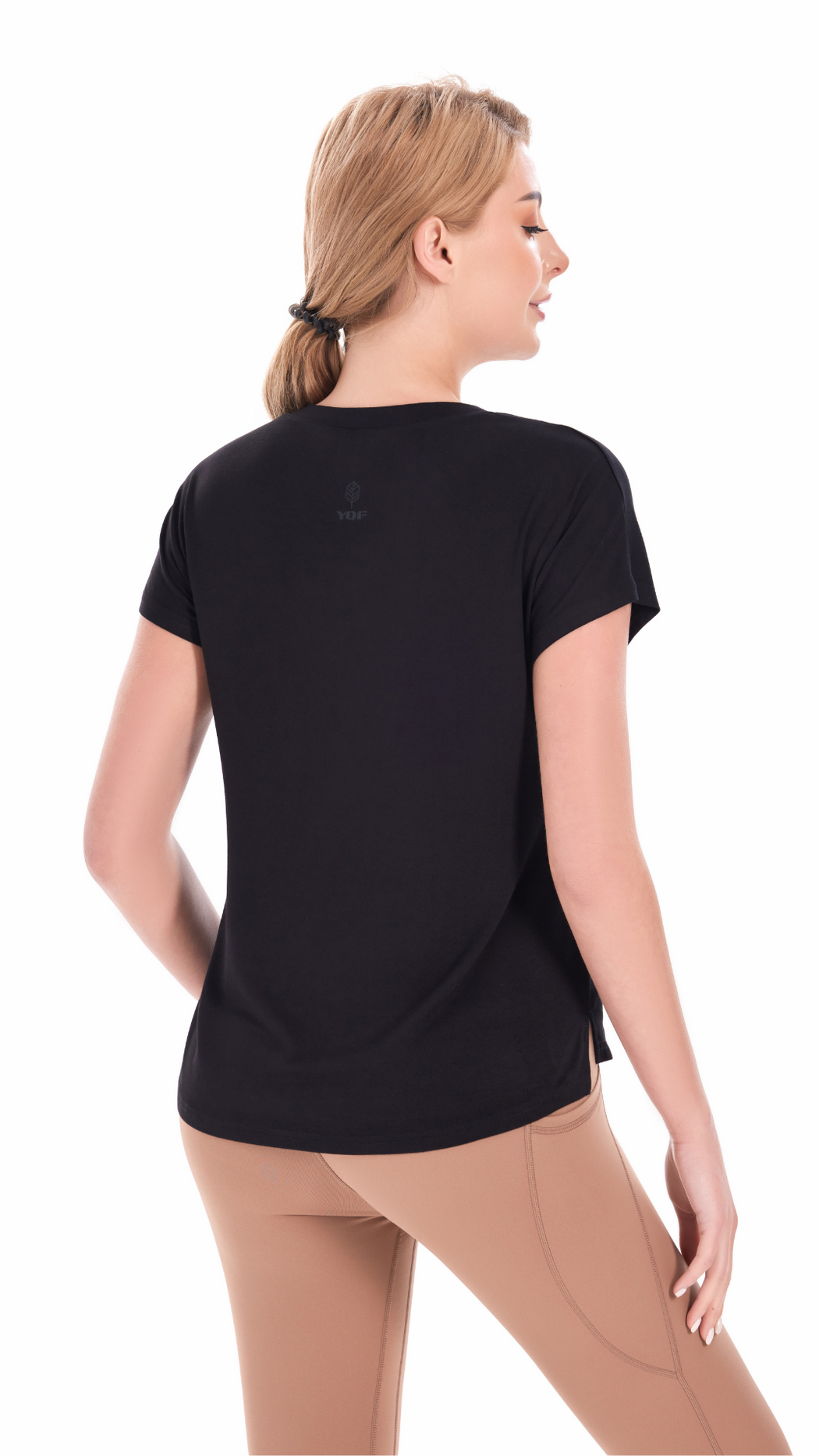 Midnight Noir Bamboo V-Neck Tee