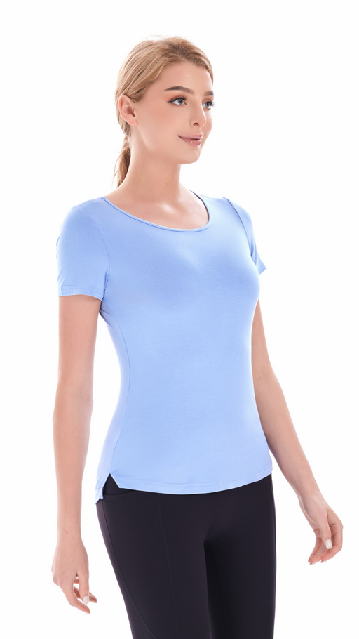Tranquil Breeze Bamboo Round Neck Tee