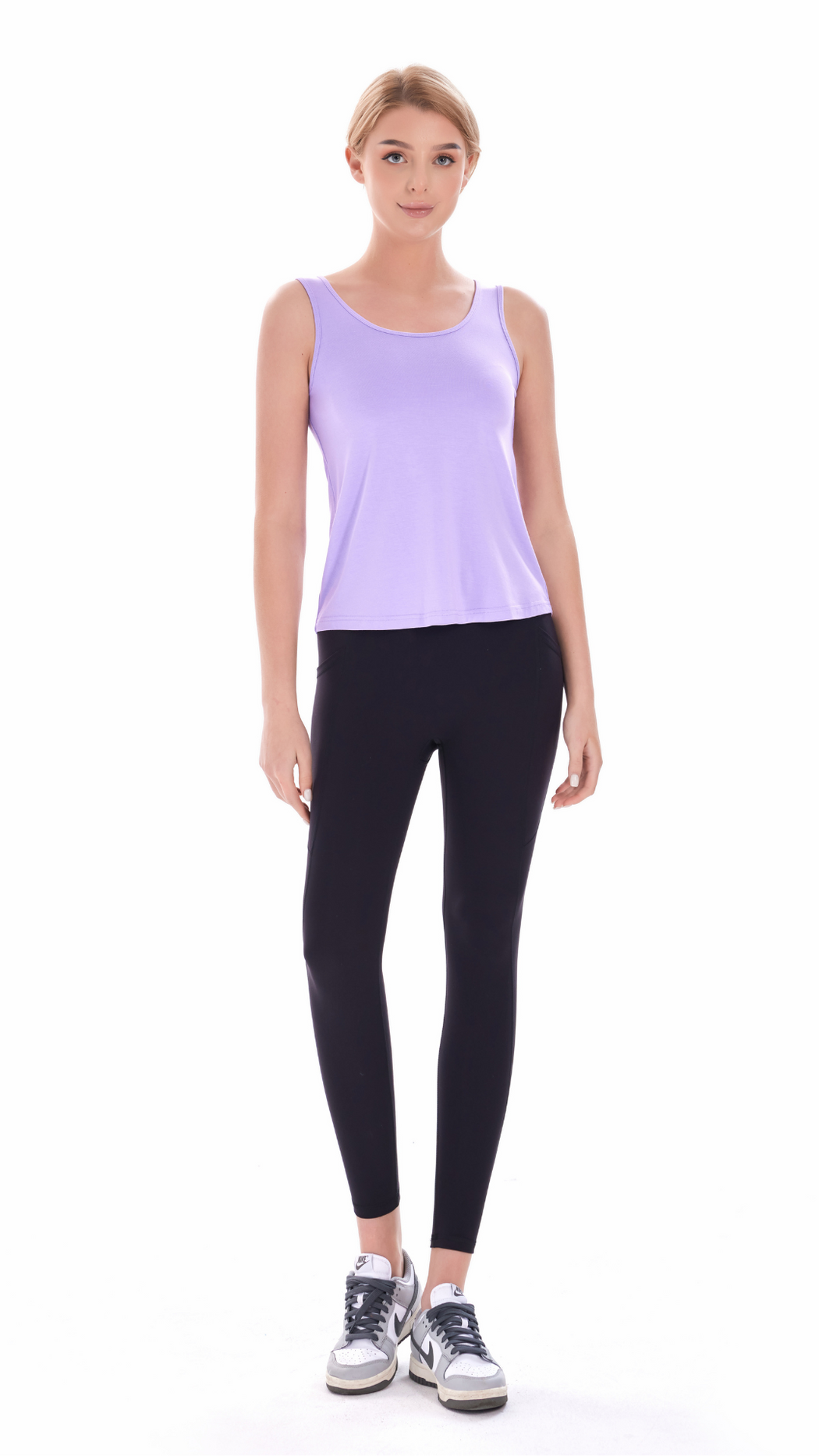 Lavender Mist Bamboo Sleeveless Tee