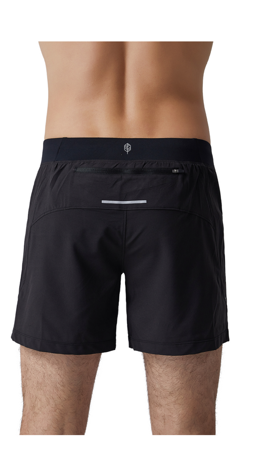 YOF Men's 6" Inseam Shorts Zipper Back