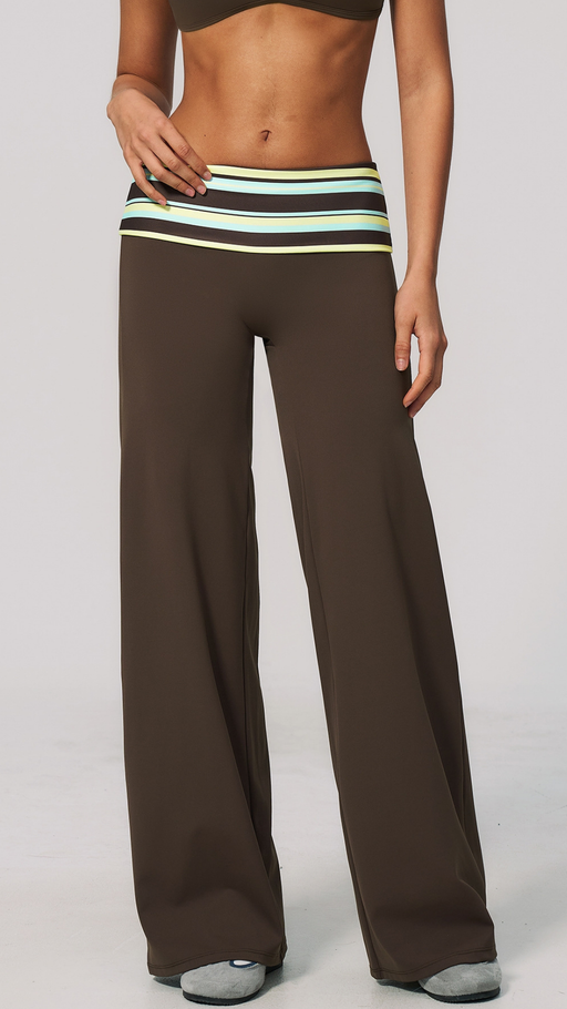 Maris Fold-Over Wide-Leg Pants