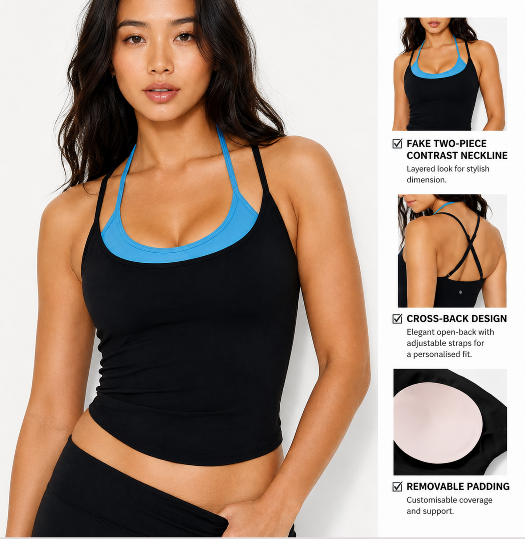 Luma Duo-Layer Padded Tank