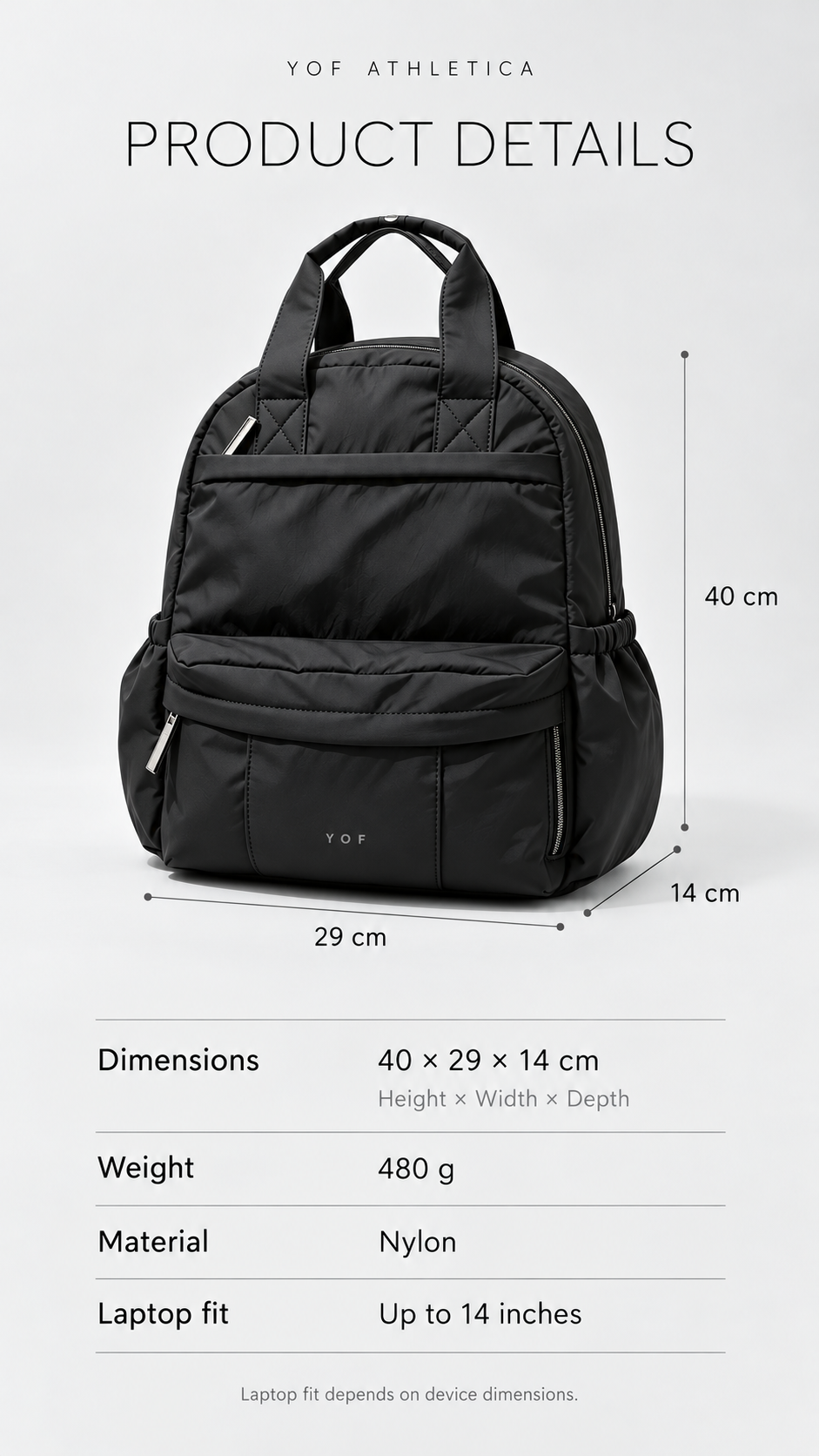 Roam Everyday Nylon Backpack