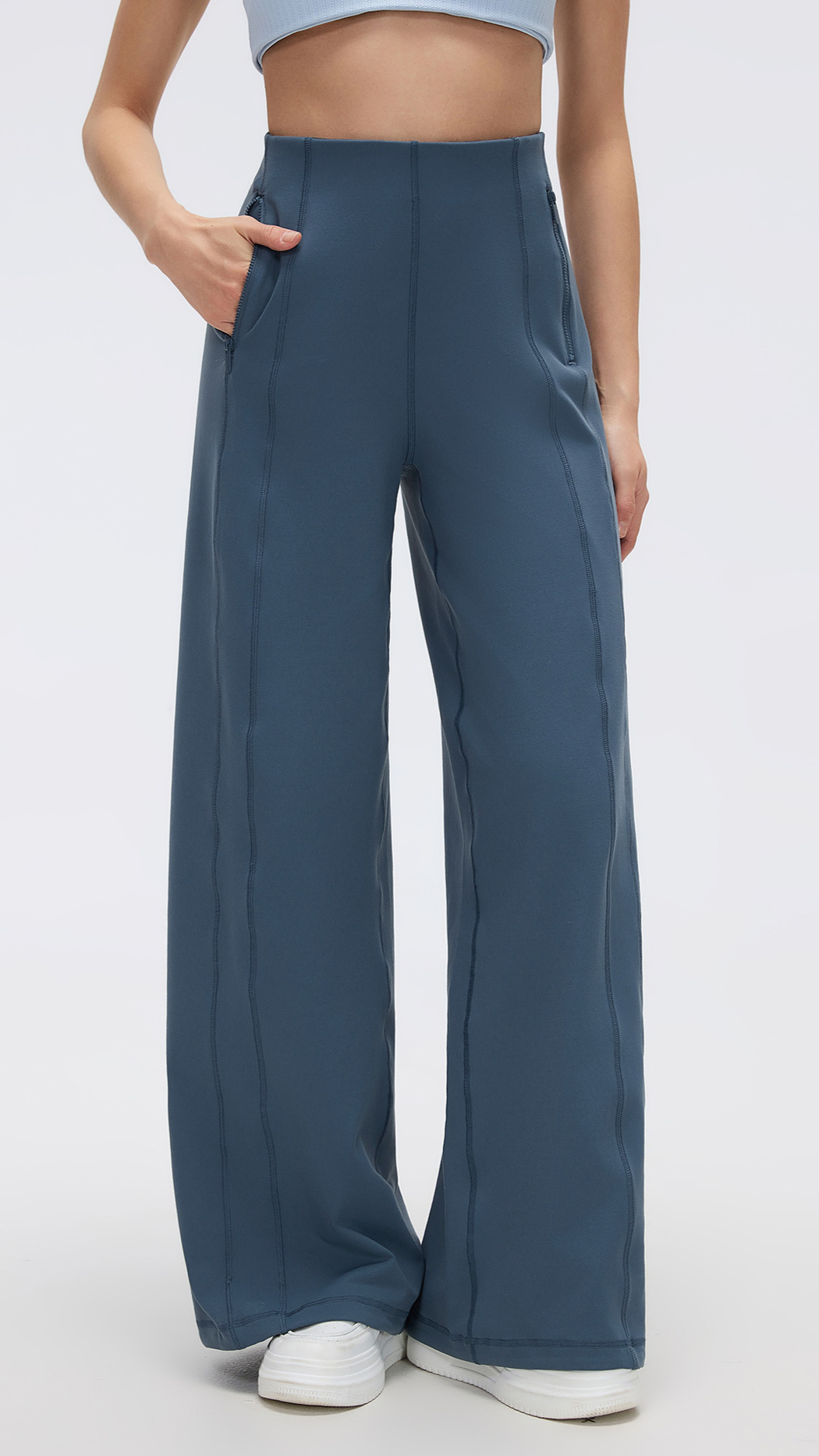 Nola High-Waisted Wide-Leg Pants