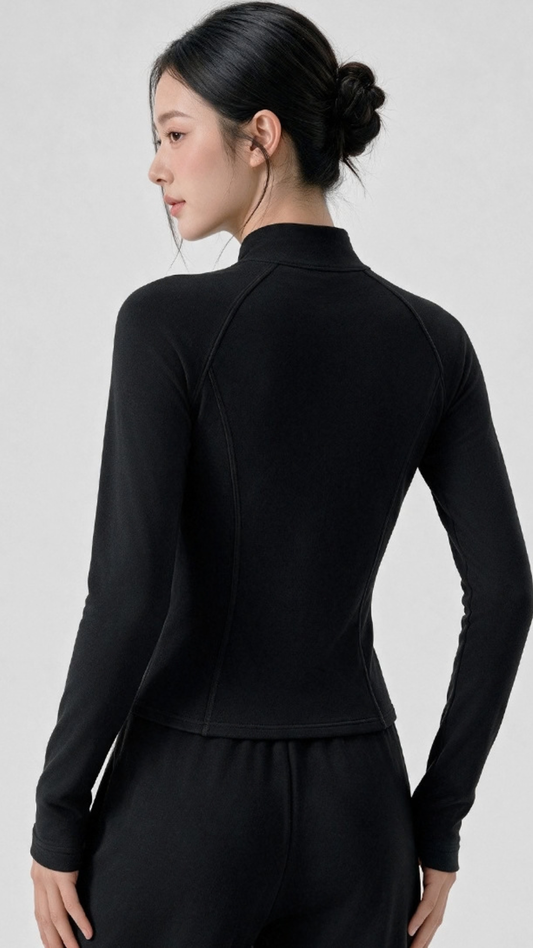 Plum Soft-Fleece Contour Jacket