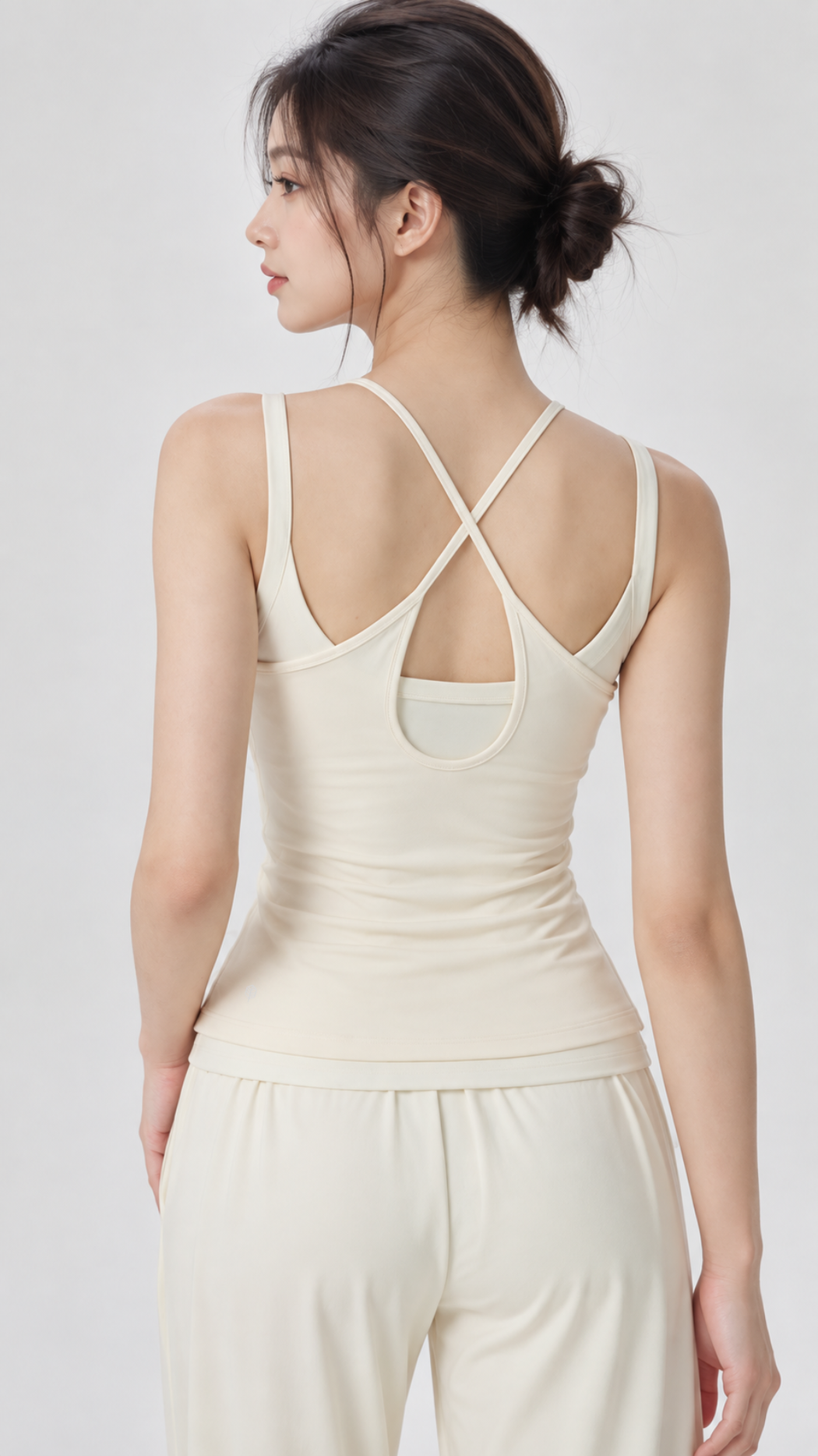 Elowen Layered Cross-Back Padded Tank