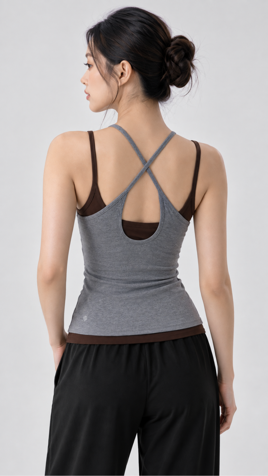 Elowen Layered Cross-Back Padded Tank