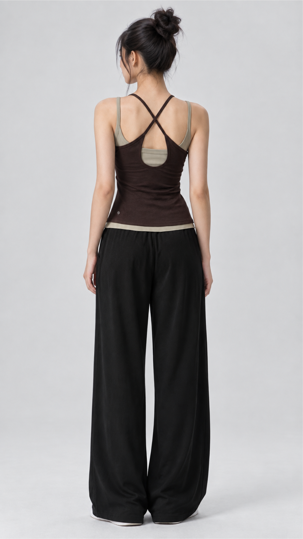 Elowen Layered Cross-Back Padded Tank
