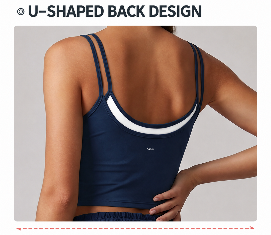 Tavi Double-Strap Tank & Sports Shorts Set