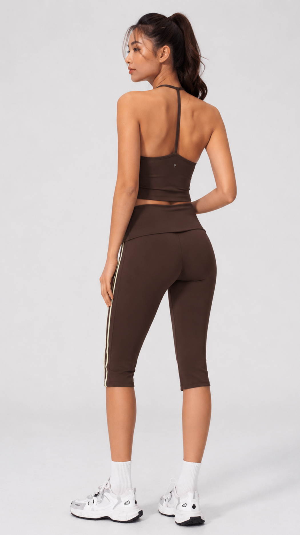 Aeris Stripe Capri Legging