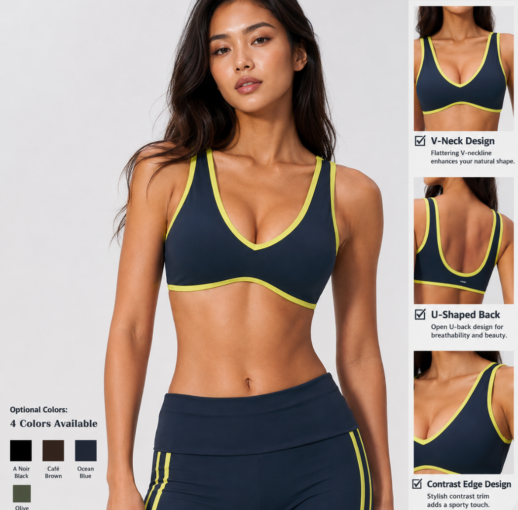 Aeris V-Neck Sports Bra
