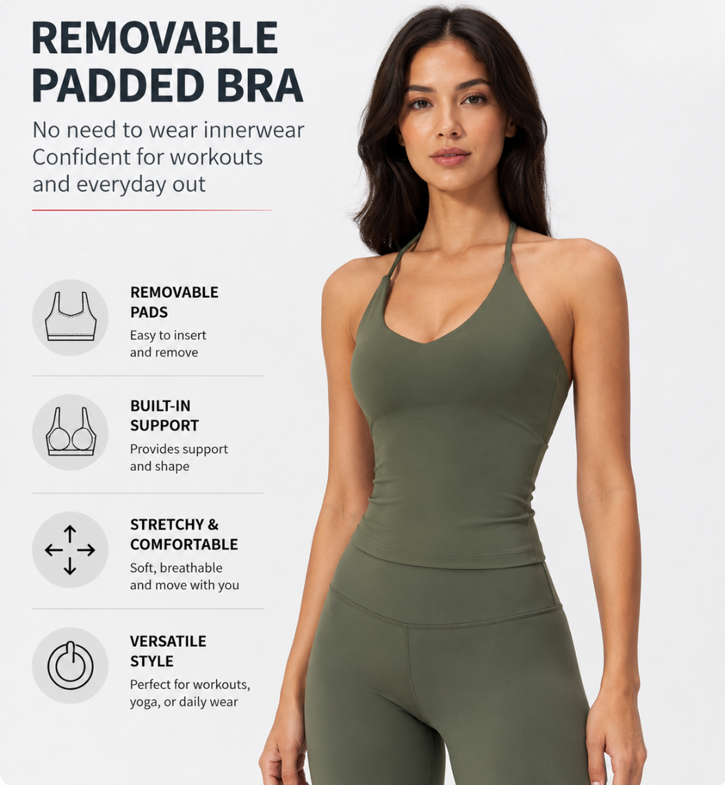 Aeris Halter Crop Top