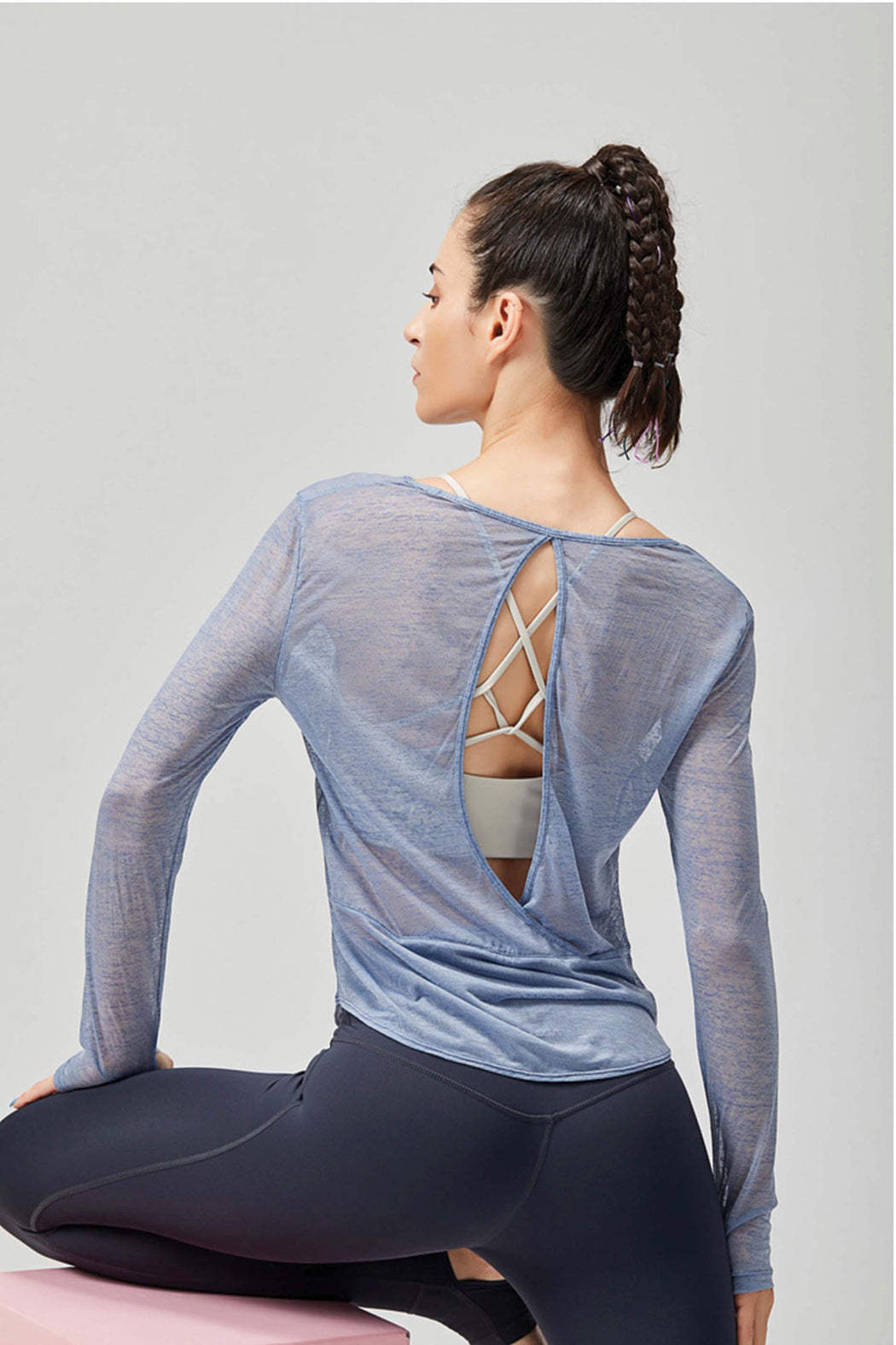 LUV Movement Open Back Long Sleeve Shirts (Actigard - Anti-Mosquito Innovative Fabric)
