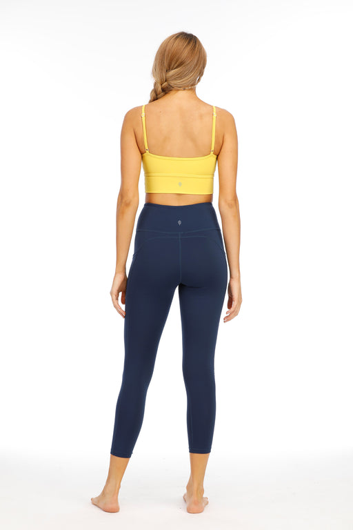 Dhyāna Midnight Blue Pockets Leggings