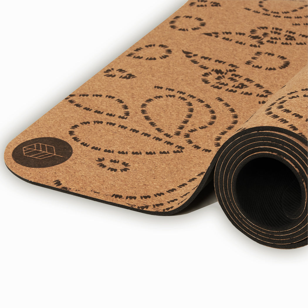Blissful Cork Yoga Mat with Natural Rubber — YOF Athletica