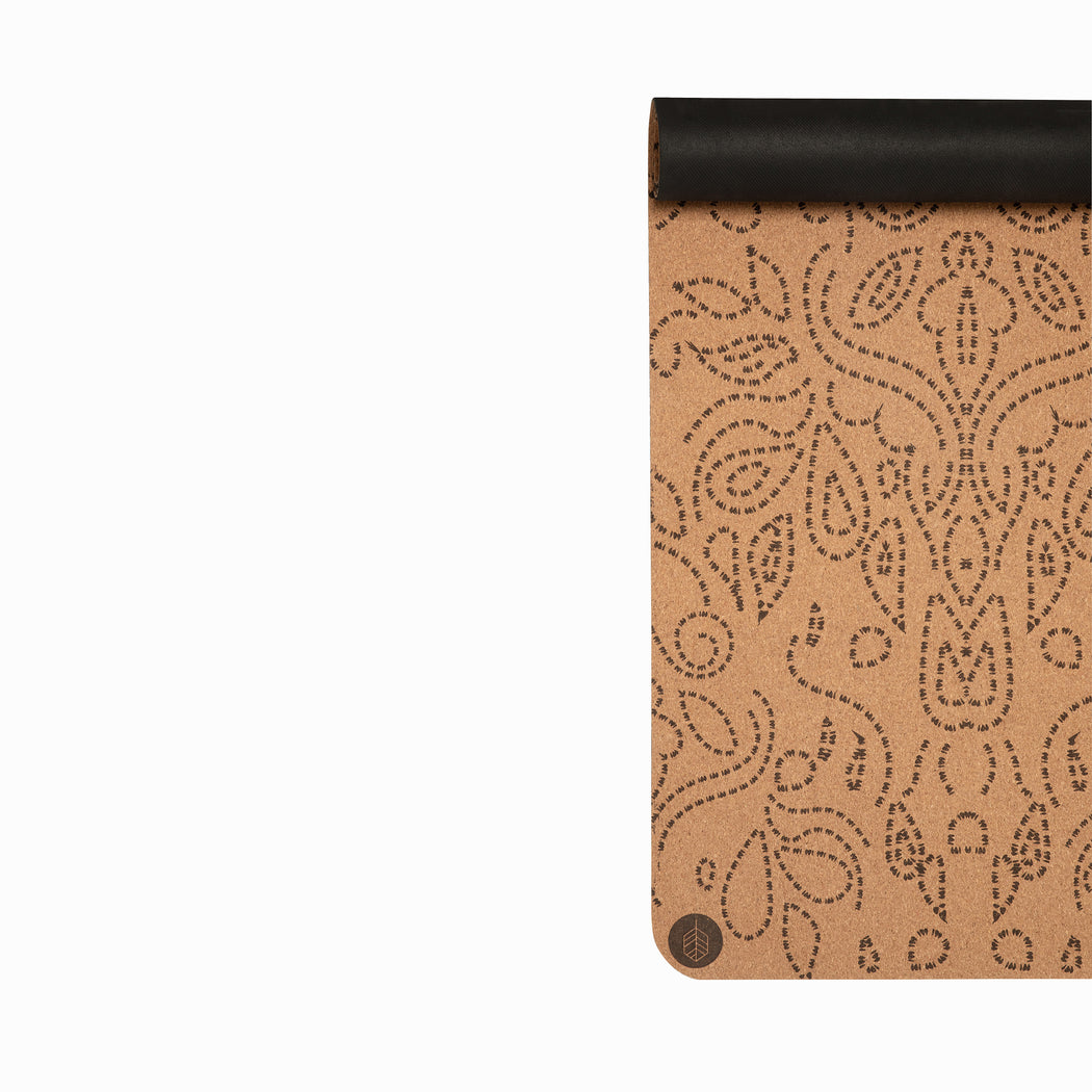 Blissful Cork Yoga Mat with Natural Rubber